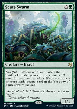 Scute Swarm ZNR-203 Rare Excellent Englisch