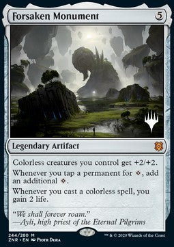 Verlassenes Monument (V.1) PZNR-244 Mythic Excellent Deutsch Foil