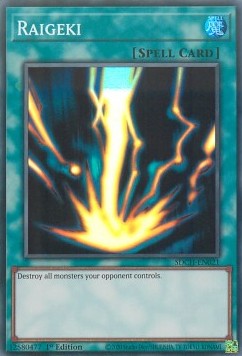 Raigeki SDCH-021 Super Rare Near Mint Englisch 1. Auflage