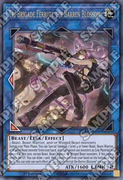 Tri-Brigade Ferrijit the Barren Blossom (V.1) PHRA-046 Ultra Rare Near Mint Englisch 1. Auflage