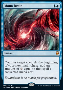Mana Drain CMR-80 Mythic Good Englisch