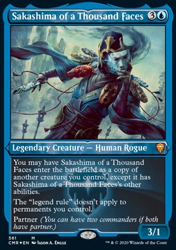 Sakashima of a Thousand Faces XCMR-561 Mythic Near Mint Englisch Foil