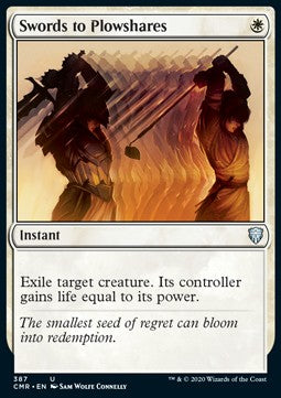 Swords to Plowshares (V.1) XCMR-387 Uncommon Near Mint Englisch