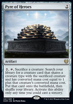 Scheiterhaufen der Helden KHM-241 Rare Near Mint Deutsch