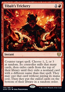 Tibalt's Trickery KHM-153 Rare Excellent Englisch