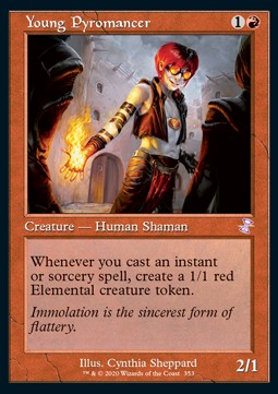 Young Pyromancer XTSR-353 Time Shifted Near Mint Englisch