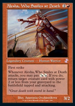 Alesha, Verachterin des Todes XTSR-338 Time Shifted Near Mint Deutsch