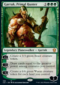 Garruk, Primal Hunter C21-190 Mythic Near Mint Englisch