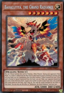 Bahalutiya, großer Glanz (V.1) LIOV-023 Secret Rare Excellent Deutsch 1. Auflage