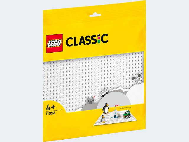 LEGO Classic Bauplatte weiß