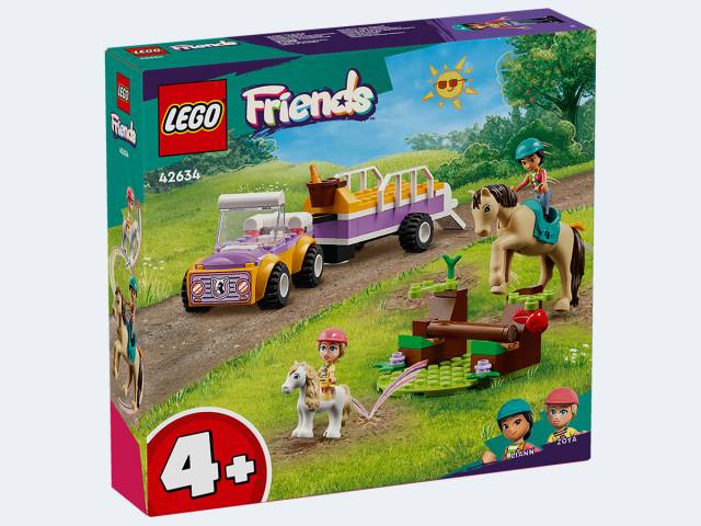 LEGO Friends Pferde- und Pony-Anhänger