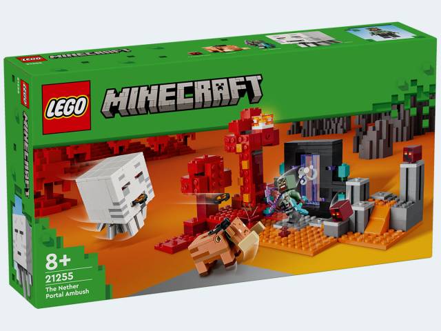 LEGO Minecraft Hinterhalt am Netherportal