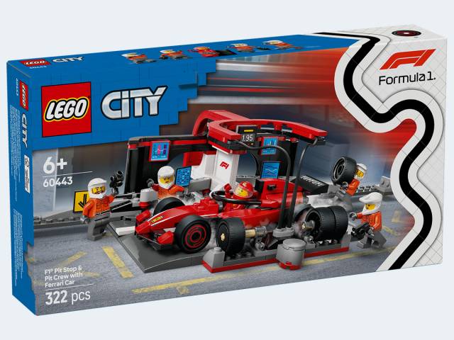 LEGO City Boxenstopp mit Boxencrew