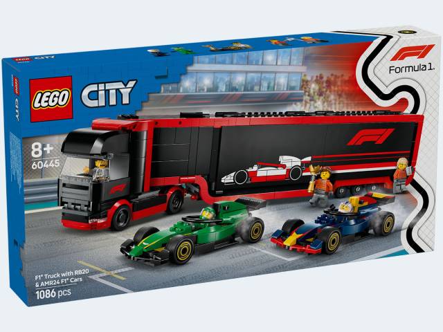 LEGO City Transporter mit RB20 & AMR24