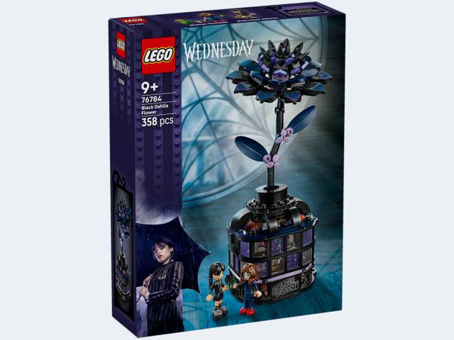 LEGO Wednesday Schwarze Dahlie