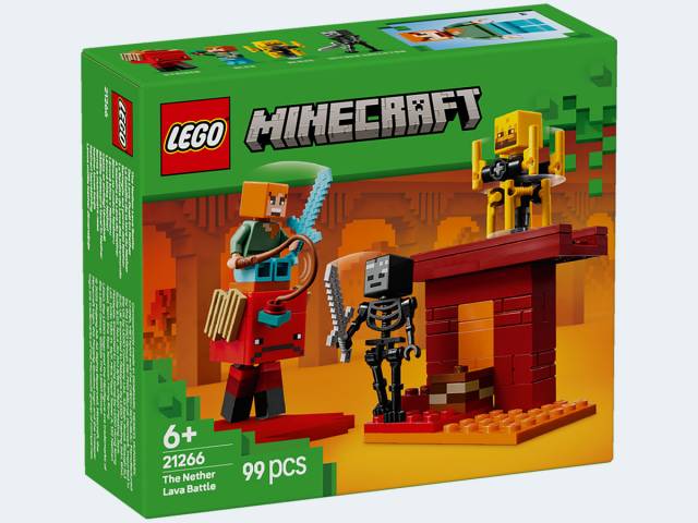 LEGO Minecraft Das Lava-Duell im Nether