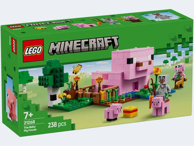 LEGO Minecraft Das Babyschwein-Haus