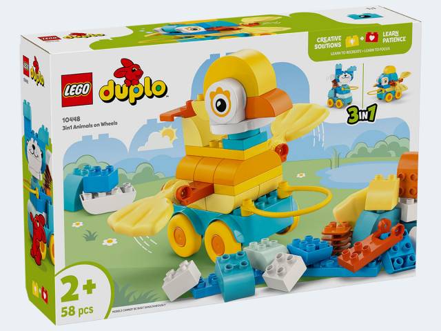 LEGO Duplo Tiere auf Rädern 3-in-1-Set