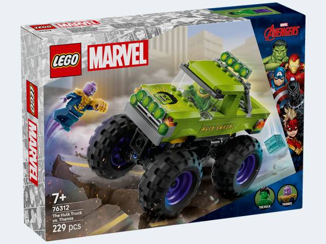 LEGO Marvel Hulk-Truck vs Thanos