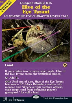 Hive of the Eye Tyrant XAFR-355 Rare Near Mint Englisch