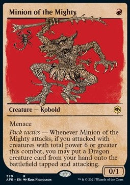 Minion of the Mighty XAFR-320 Rare Near Mint Englisch Foil