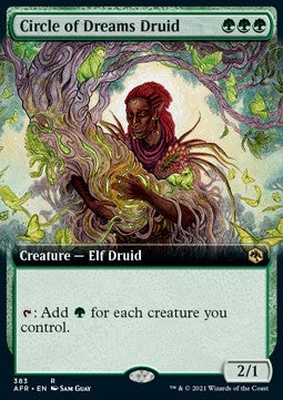 Circle of Dreams Druid XAFR-383 Rare Excellent Englisch Foil