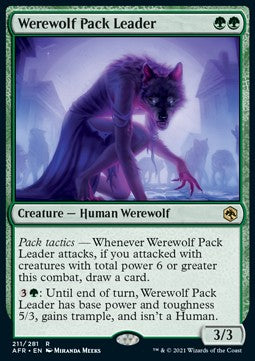 Werewolf Pack Leader AFR-211 Rare Excellent Englisch Foil