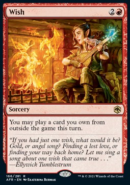 Wish AFR-166 Rare Near Mint Englisch