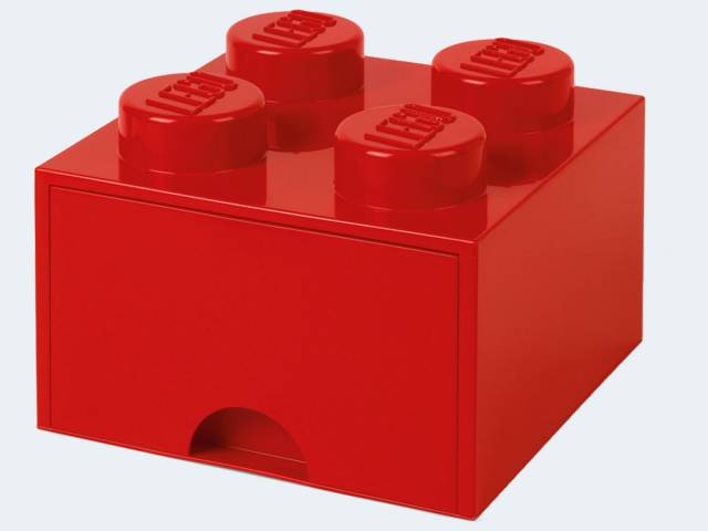 ROOM LEGO Brick Drawer 4 Red (Schublade)