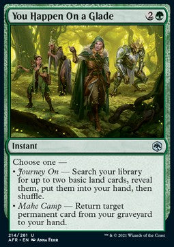 Ihr kommt zu einer Lichtung AFR-214 Uncommon Near Mint Deutsch