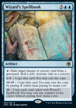 Wizard's Spellbook AFR-82 Rare Near Mint Englisch Foil