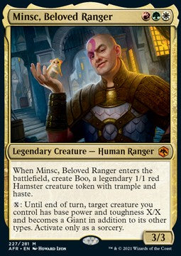 Minsc, Beloved Ranger AFR-227 Mythic Excellent Englisch