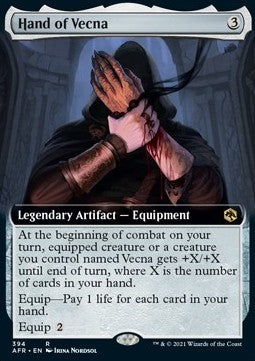 Hand of Vecna XAFR-394 Rare Excellent Englisch Foil