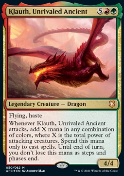 Klauth, Unrivaled Ancient AFC-50 Mythic Near Mint Englisch