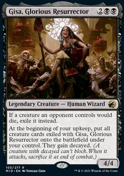 Gisa, Glorious Resurrector MID-103 Rare Excellent Englisch