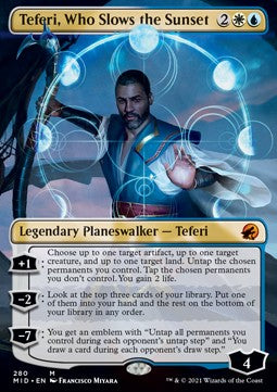 Teferi, Verlangsamer der Dämmerung XMID-280 Mythic Excellent Deutsch