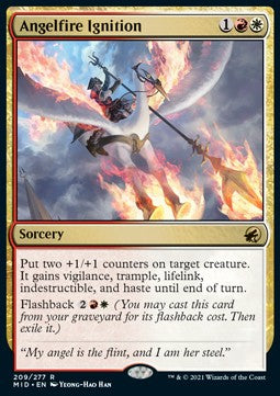 Entflammendes Engelsfeuer MID-209 Rare Excellent Deutsch Foil