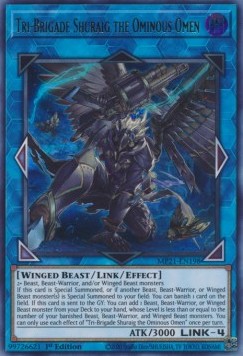 Sta-Brigade Shuraig das unheilvolle Omen MP21-198 Ultra Rare Near Mint Deutsch 1. Auflage