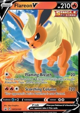 Flareon V SWSH-149 Promo Light Played Englisch