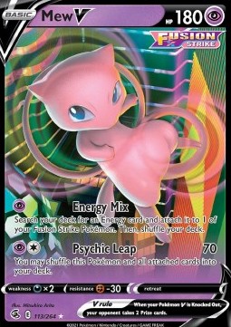 Mew V FST-113 Ultra Rare Good Deutsch