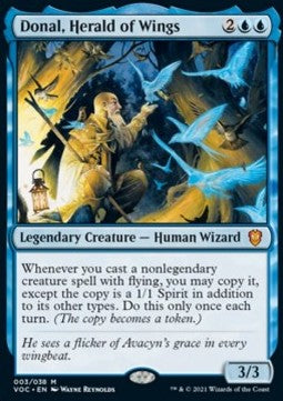 Donal, Herald of Wings VOC-3 Mythic Near Mint Englisch Foil