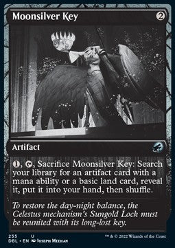 Moonsilver Key DBL-255 Uncommon Light Played Englisch Foil