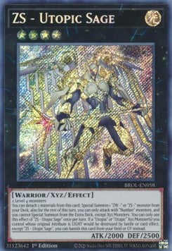 ZS - Utopischer Weiser BROL-058 Secret Rare Excellent Deutsch 1. Auflage