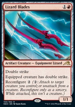 Lizard Blades NEO-153 Rare Excellent Englisch Foil