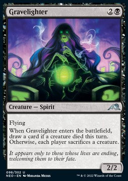 Gravelighter NEO-98 Uncommon Boosterfrisch Englisch Foil