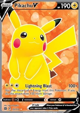 Pikachu V BRS-157 Ultra Rare Near Mint Deutsch