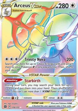 Arceus VSTAR BRS-176 Secret Rare Boosterfrisch Deutsch