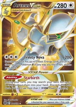 Arceus VSTAR BRS-184 Secret Rare Boosterfrisch Deutsch