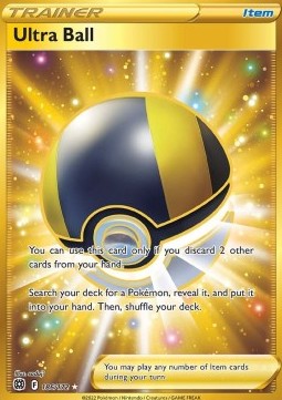 Ultra Ball BRS-186 Secret Rare Near Mint Italienisch