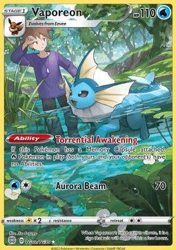 Aquana BRS-TG02 Holo Rare Boosterfrisch Deutsch